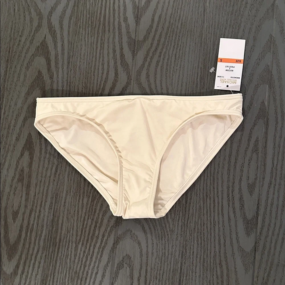 Cream Halter Bikini Set